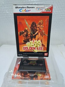 【美品・箱説付き◆WS ゴールデンアックス 戦斧 golden axe 他にも出品中、※匿名・同梱可 】ワンダースワン/U3