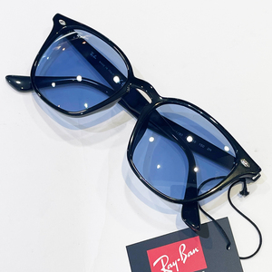 RayBan レイバン サングラス 52□20 ブラック ブルー RB4258F 601/80 クロス付き メガネケース付き 新品未使用 正規品