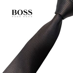 HUGO BOSS ネクタイ ナロータイ ボーダー柄 ヒューゴボス USED 中古 m1728