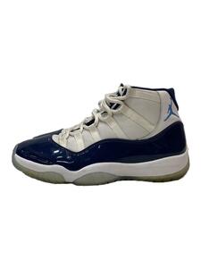 NIKE◆AIR JORDAN 11 RETRO/エアジョーダンレトロ/ホワイト/378037-123/27cm/WHT