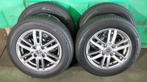 【青森 八戸発】中古アルミホイール タイヤ付き 4本セット YOKOHAMA ECOS ES31 14インチ 5,5J +38 100 165/70R14 4mm 2021年製 傷少し有