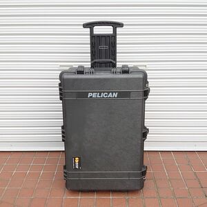 美品 PELICAN ペリカン プロテクターケース ハードケース 1650 ブラック ミリタリーケース トランクタイプ 機材ケース 川口市発