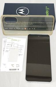 moto g52j 5G 6.8インチ 6GB/128GB パールホワイト SIMフリー 元箱付（motorola) 【指紋認証不可】