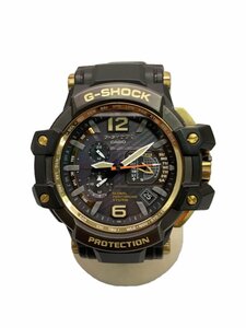 CASIO◆ソーラー腕時計・G-SHOCK/アナログ/GLD