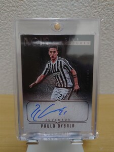 Panini Noir Soccer 2016 パオロ・ディバラ Paolo Dybala Juventus 直書きサインカード 90/99