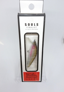 新品未使用　SOULS　ソウルズ　BALLAD　RⅡ　50ｍｍ　3.8ｇ　シンキング　ワカサギ