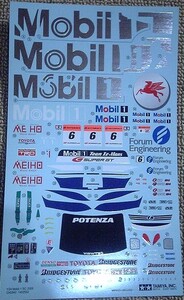 タミヤ 1/24 Mobil1 レクサス SC430 2006　品番24294用・カルトグラフデカール レターパック発送