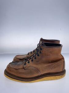 RED WING◆デッキシューズ/26cm/BRW/レザー