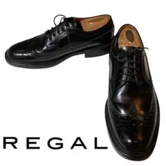 ✨極美品✨REGAL 2589 ブラック ウィングチップシューズ サイズ24EE