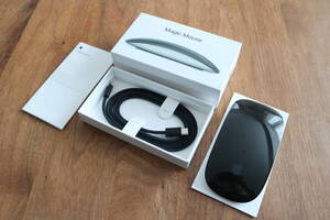 [未使用に近い] Apple Magic Mouse Black（Multi-Touch対応）Wireless Model A1657 MMMQ3J/A マジックマウス ブラック