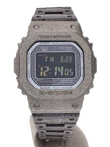 CASIO◆ソーラー腕時計_G-SHOCK/デジタル/ステンレス/SLV/SLV/SS