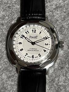 ヴィンテージ ピアジェ PIAGET 手巻き メンズ 腕時計17jewels 1980代スイス製【再生品】