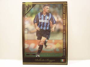 WCCF 2015-2016 HOLE ロベルト・バッジョ　Roberto Baggio 1967 Italy　FC Inter Milano 1998-2000 History Of Legends