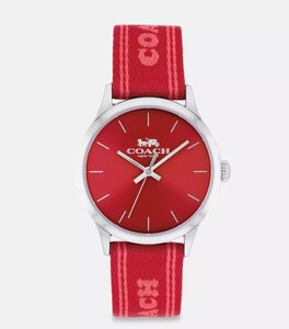 ロサンゼルスから最新本物をお届け!!　　COACH Ruby Watch, 32 Mm 　型番：CX695　US限定!!　秋冬最新!!