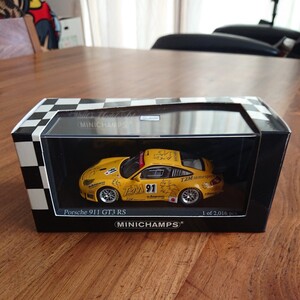 ミニチャンプス MINICHAMPS 400 066981 1/43 PORSCHE 911 GT3 RS Essais du Mans 2006 ポルシェ 