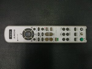 中古 SONY ソニー VHS デッキ レコーダー ビデオデッキ テレビ TV リモコン 型式: RMT-V410B 管理No.37331