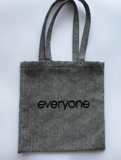 everyone グレー トートバッグ Mサイズ 伊勢丹新宿限定