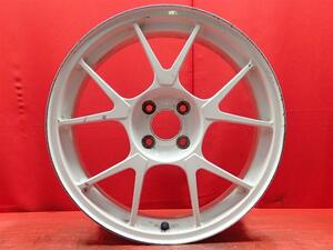 中古ホイール 単品1本 ウェッズスポーツ TC・005 WedsSport TC-005 17x7J 4/100 ヴェント ティーダ カルタス ワゴン フィアット プント コ