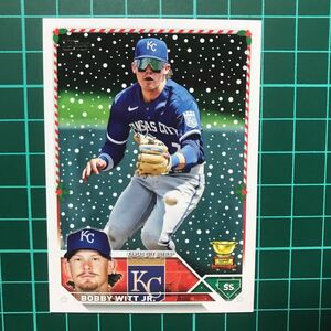 Bobby Witt Jr. 2023 Topps Holiday Mega Base ベースカード 