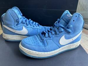 16 年製 NIKE AIR FORCE 1 HI RETRO QS ナイキ エアフォース レトロ クイックストライク AF1 743546-700ノースカロライナ ブルー 26cm US 8