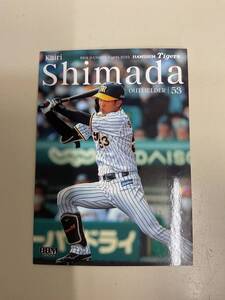 BBM阪神タイガース2022 レギュラーカード島田選手