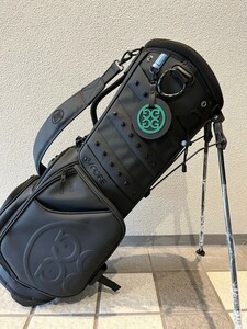 値下げ★G/Fore ジーフォア　キャディバッグ　スタンドバッグ　※写真転載禁止※ブラックジーフォアブラック