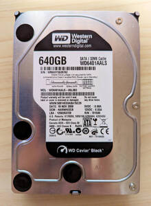 Western Digital WD6401AALS 640GB,SATA ワケアリ品