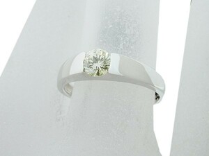 清水屋《送料無料》ダイヤモンド/0.314ct プラチナ リング 12号