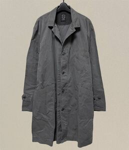 HOBO ARTISAN SHOP COAT COTTON TWILL CHARCOAL DYED炭染めショップコート XL