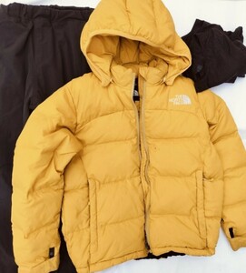  THE NORTH FACE ノースフェイス ダウン ジャケット 130 イエロー 防寒着 男の子