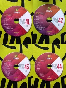 即決！　ZUMBA　ズンバ　MEGAMIX　CD　41　42　43　44　4枚セット