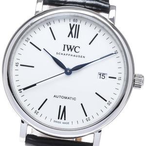 IWC IWC SCHAFFHAUSEN IW356519 ポートフィノ 150イヤーズ 世界限定2000本 自動巻き メンズ 良品 保証書付き_837226