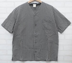 6T4087【クリックポスト対応】 A.P.C. ノーカラーシャツ アーペーセー APC