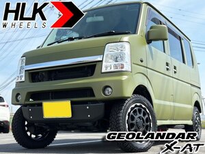 エブリイ DA17V DA64V DA62V 新品 14インチ タイヤホイール セット 4本 ヨコハマ ジオランダー XAT G016 155/65R14