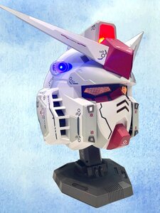 ◆RX-78 Gundam（ガンダム）等身大アクションヘルメット◆完成品フィギュア◆LED　効果音付き◆コスプレ　ヘッド◆