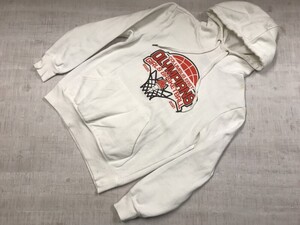 THREADFAST APPAREL カレッジ NCAA スポーツ Columbus East OYMPIANS バスケ プルオーバー スウェット パーカー メンズ S 白