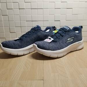 送料無料・新品未使用！！スケッチャーズ SKECHERS カジュアルシューズ / GO WALK FLEX-DAZZLING SMILE / ネイビー 定価9350円 23.0ｃｍ