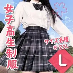 L 制服 高校 スカート 女子高生 コスプレ 高校制服　 学生服 制服コスプレ