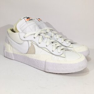 27cm NIKE BLAZER LOW / SACAI DM6443-100 ナイキ ブレーザー ロー / サカイ ホワイト メンズ スニーカー 45663 H114237