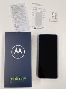 メーカーより整備品中古美品　moto g52j 5G 6.8インチ メモリー6GB ストレージ128GB インクブラック