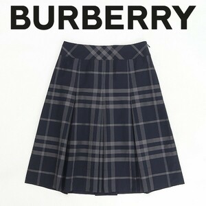 国内正規品◆BURBERRY LONDON バーバリー ロンドン チェック柄 プリーツ スカート 36