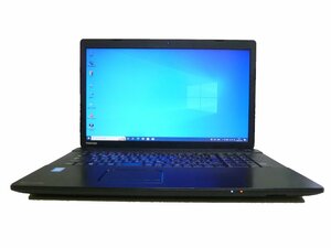 ジャンク TOSHIBA B374/K 第4世代 i3 4000M 2.4GHz 4GB HDD 320GB Windows10 pro ノートPC パソコン 東芝 簡易動作確認済 w622