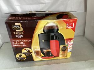 【H0717】 Barista バリスタ シンプル ネスカフェ ゴールドブレンド コーヒーメーカー レッド SPM9636-R NESCAFE Simple 未使用箱入り