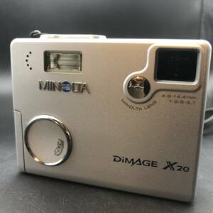 【通電確認済】MINOLTA ミノルタ DiMAGE X20 コンパクトカメラ デジタルカメラ　☆現状品☆