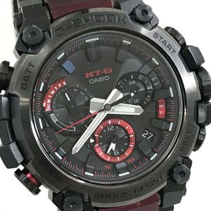 超美品 CASIO カシオ G-SHOCK ジーショック MT-G 腕時計 MTG-B3000BD-1A 電波ソーラー タフソーラー スマホリンク パープル 動作確認済