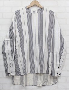 4T2049■SUNSEA 16A18 Bed Stripes Pull Over サンシー ベッドストライププルオーバー