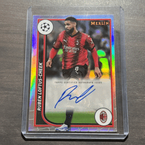 Ruben Loftus-Cheek Refractor Auto 2023/24 Topps Merlin UEFA CLUB COMPETITIONS SOCCER Autograph 直筆サイン