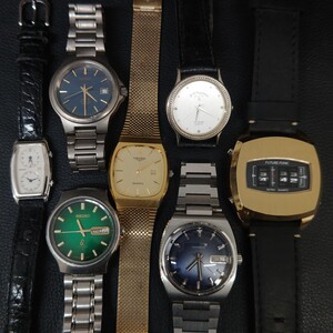 (C)腕時計7点まとめ FUTUREFUNK SEIKO LONGINES CITIZEN B.W.Raymond 925 Silver クォーツ 自動巻 メンズ レディース