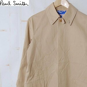 ピーエスポールスミスウィメンPS Paul Smith women■コットン ステンカラーコート /オンワード樫山■40■ベージュ ※NK4216182