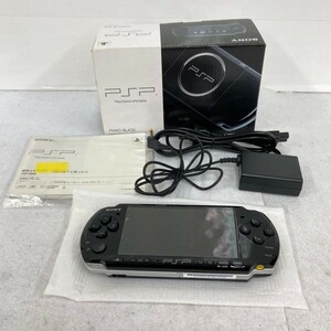 I041-O60-355 SONY ソニー PSP 本体 PSP-3000 ピアノブラック PlayStation Portable 箱/説明書/ACアダプター付き 通電OK ⑩